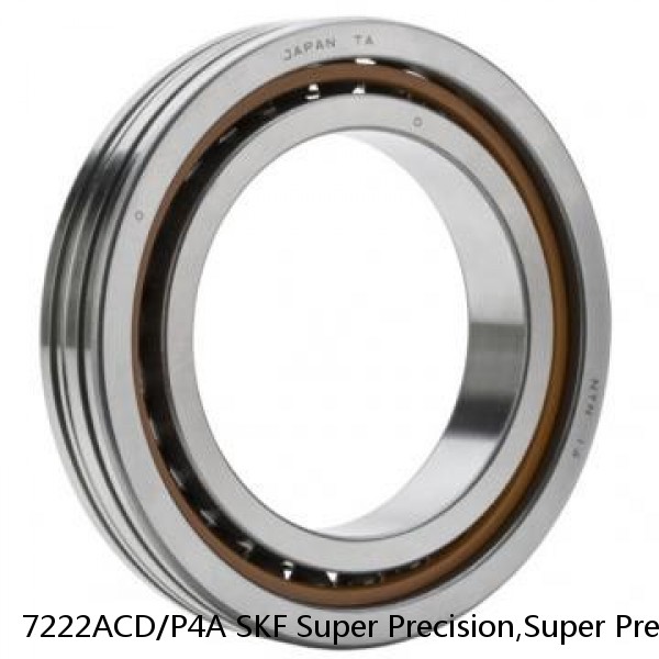 7222ACD/P4A SKF Super Precision,Super Precision Bearings,Super Precision Angular Contact,7200 Series,25 Degree Contact Angle
