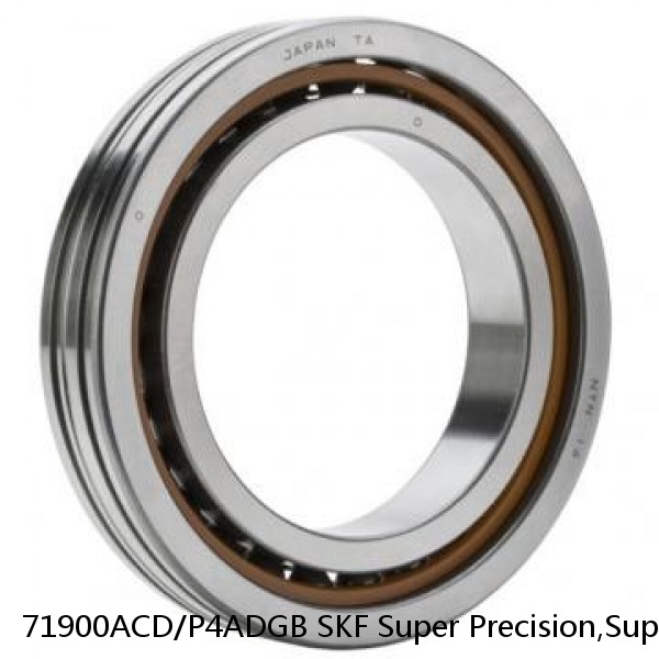 71900ACD/P4ADGB SKF Super Precision,Super Precision Bearings,Super Precision Angular Contact,71900 Series,25 Degree Contact Angle #1 small image