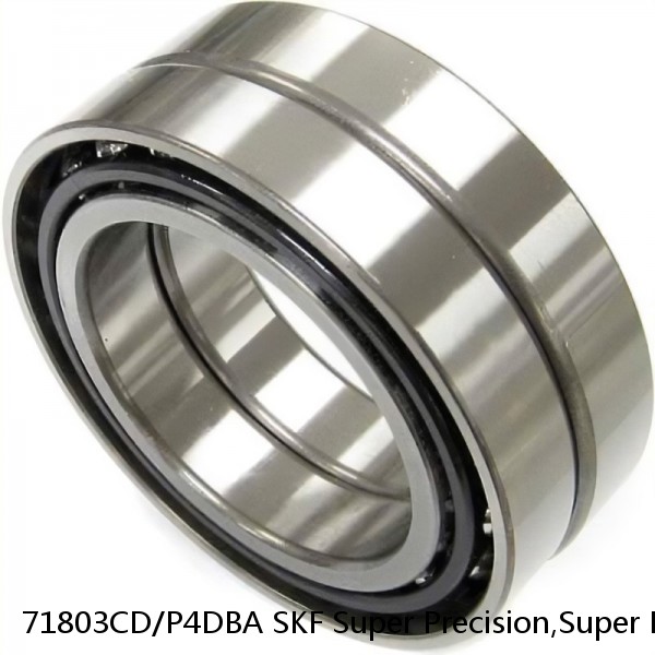 71803CD/P4DBA SKF Super Precision,Super Precision Bearings,Super Precision Angular Contact,71800 Series,15 Degree Contact Angle #1 small image