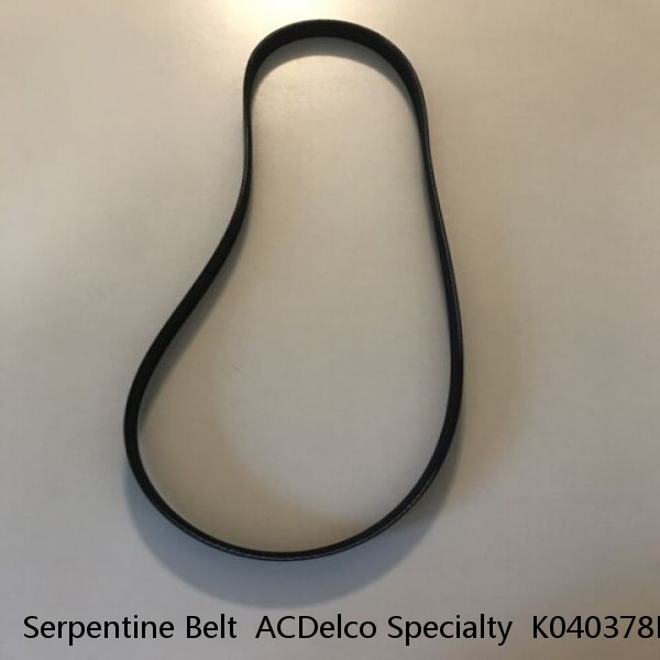Serpentine Belt  ACDelco Specialty  K040378HD #1 small image