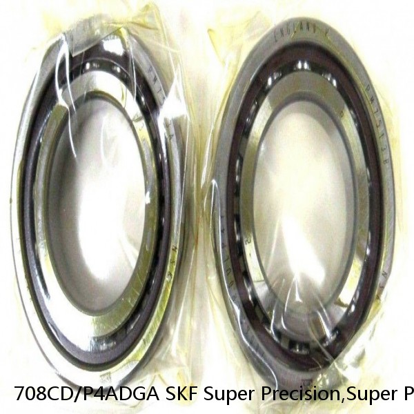 708CD/P4ADGA SKF Super Precision,Super Precision Bearings,Super Precision Angular Contact,7000 Series,15 Degree Contact Angle #1 image