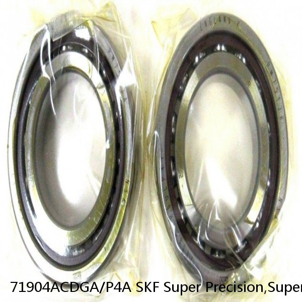 71904ACDGA/P4A SKF Super Precision,Super Precision Bearings,Super Precision Angular Contact,71900 Series,25 Degree Contact Angle #1 image