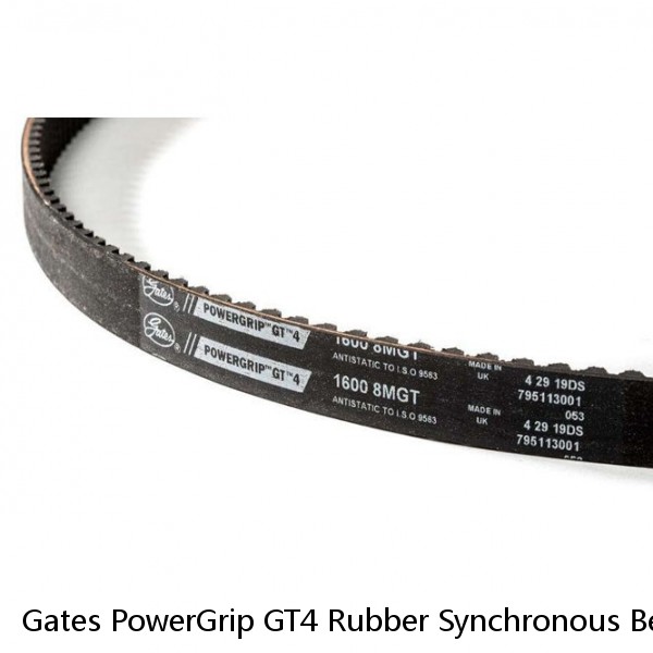 Gates PowerGrip GT4 Rubber Synchronous Belt 62.99 Pitch Length 200 Teeth #1 image