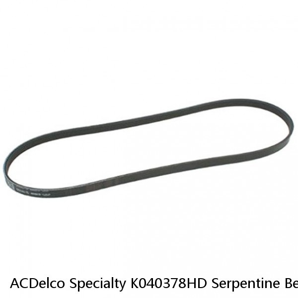 ACDelco Specialty K040378HD Serpentine Belt #1 image