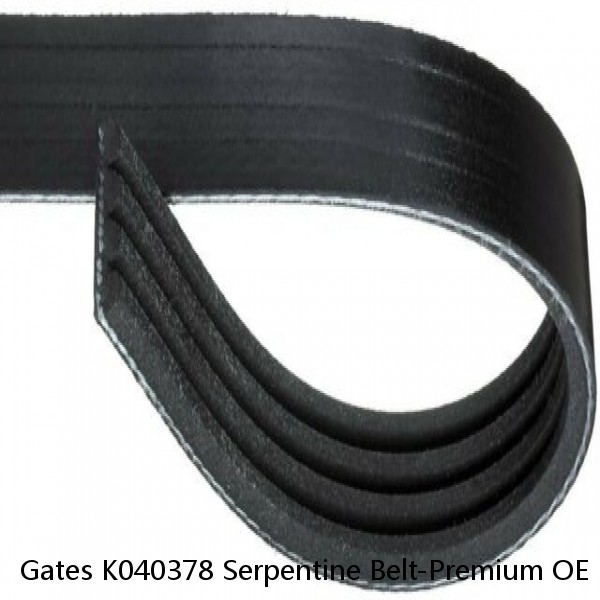 Gates K040378 Serpentine Belt-Premium OE Micro-V Belt  #1 image