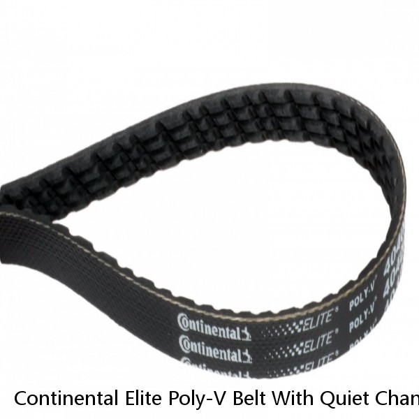 Continental Elite Poly-V Belt With Quiet Channel Technology 4100580  New  #1 image