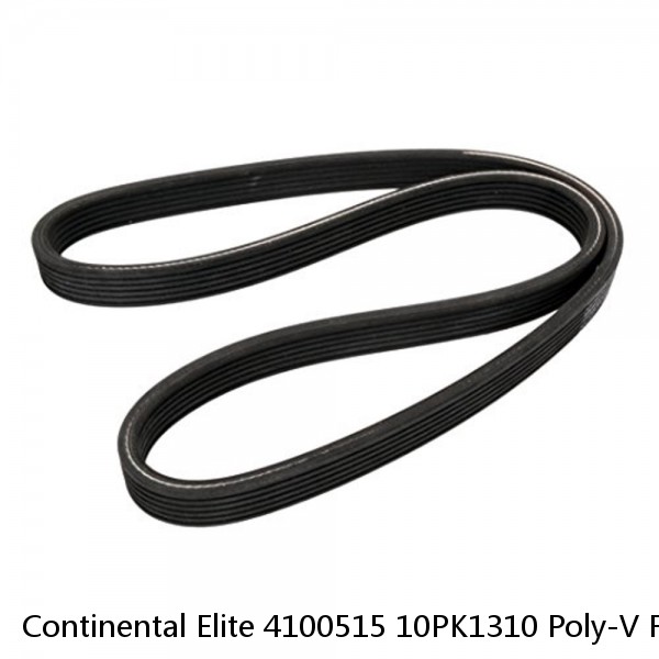Continental Elite 4100515 10PK1310 Poly-V Fan Belt with Quiet Channel Technology #1 image
